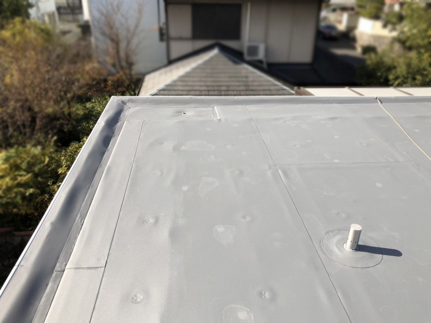 機械式通気工法完成