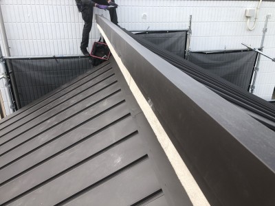 復旧した屋根