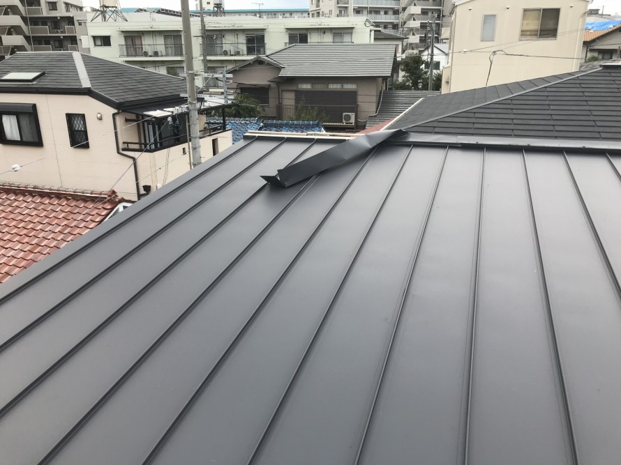 豊中市棟の捲れ