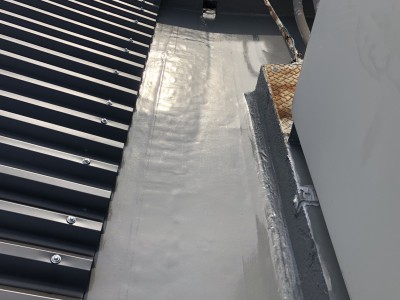 雨漏り修理が完了した防水層