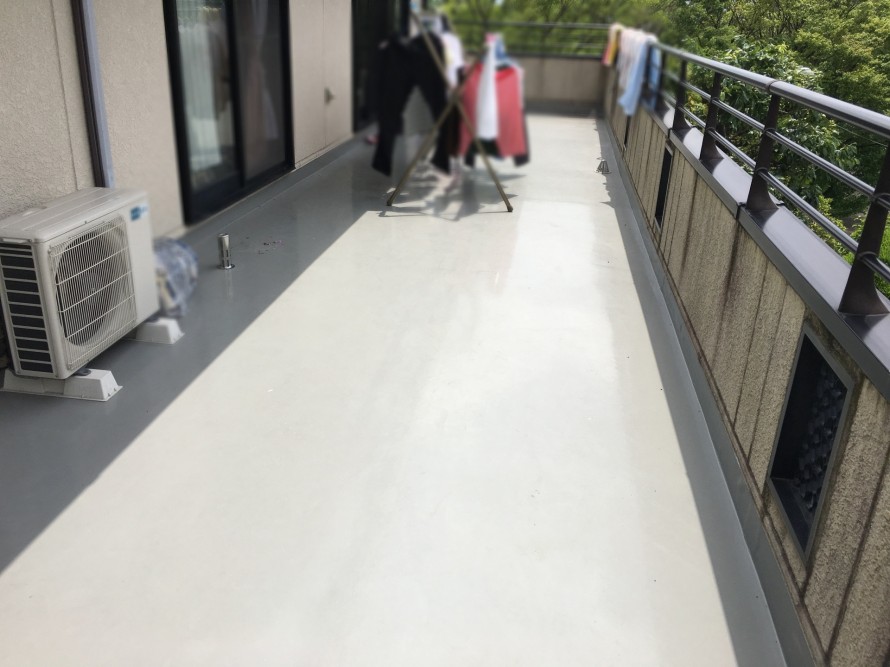 防水工事から半年経過後の定期点検