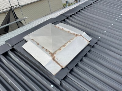 小波スレートカバー工事完成