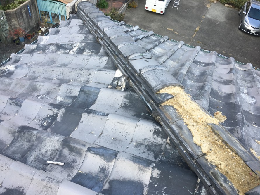 箕面市屋根現状