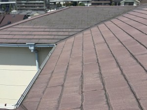 リフォーム前のスレート屋根