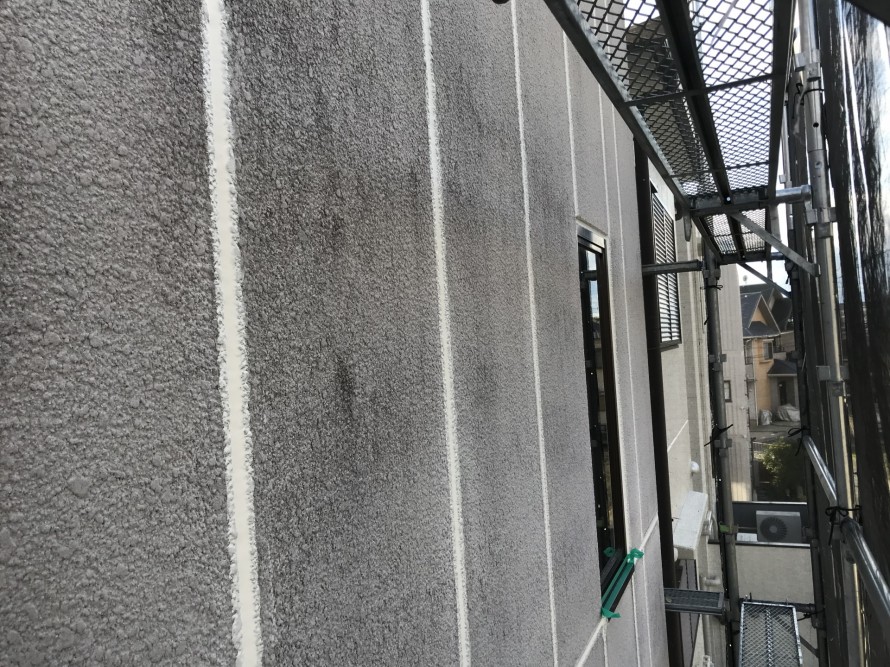 目地の打ち替え、クラック部の補修完了