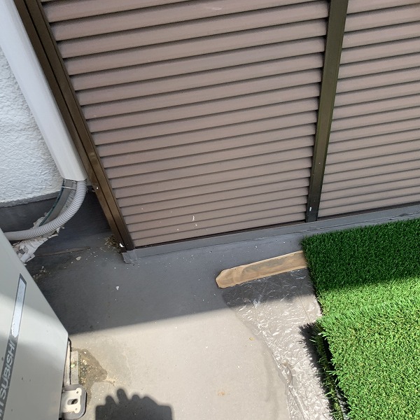 戸袋の取り合い