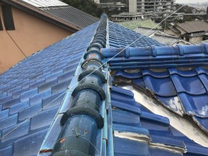 修理前の瓦屋根