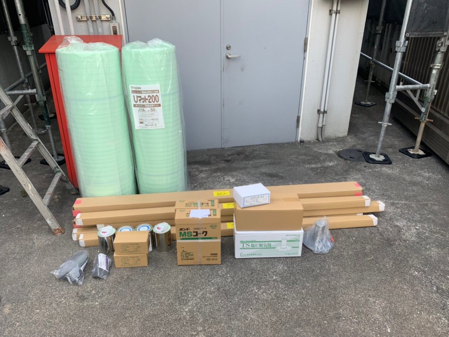 塩ビ防水材料