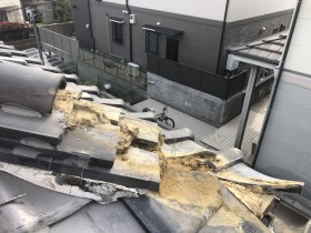 隅棟部分解体
